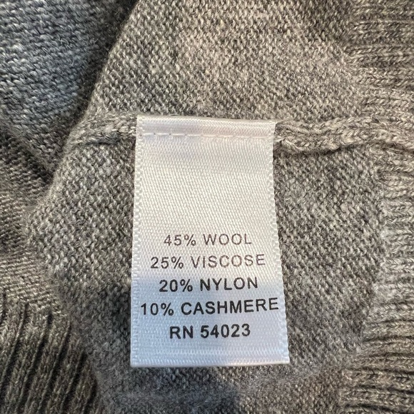 Gap super soft wool cashmere blend gray sweater size XS - Picture 4 of 4